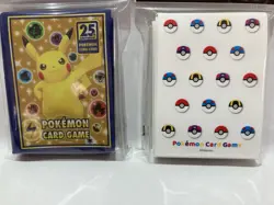 Pikachu 25th ANNIVERSARY64 and Monster Ball Design64 Sleeves For Pokemon Card Jp - Image 3