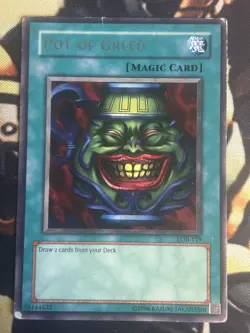 Yugioh: Pot Of Greed - LOB-119 - Rare - Unlimited MP - Image 1