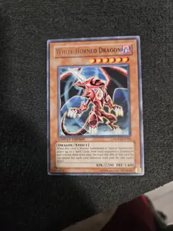 White-Horned Dragon - MDP2-EN006 - Rare - LIMITED Edition - LP - Yugioh TCG - Image 1