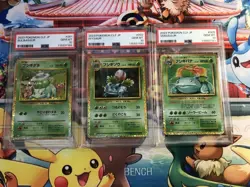 PSA10 Consecutive Number Fushigibana Evolution Line Pokemon Card Classic - Image 1