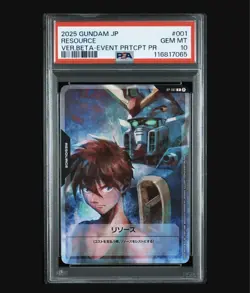 PSA10 Resources Hiiro Yui 001 Gundam Card Game Ver - Image 1