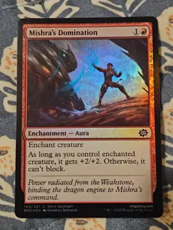 Mishra's Domination FOIL (142/416) The Brothers' War MTG Magic the Gathering - Image 1