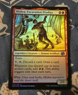 Mishra, Excavation Prodigy Foil - The Brothers' War MTG Magic - Image 1