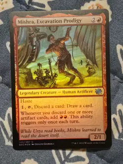 Mishra, Excavation Prodigy Foil - The Brothers' War MTG Magic - Image 3