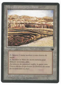 ►Magic-Style◄ MTG - Strip Mine - French Renaissance FBB - EX - Image 1