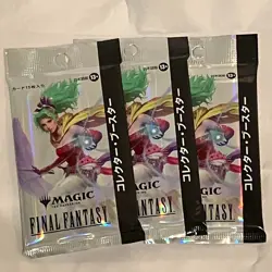 MTG Final Fantasy collector booster Pack x3 Japanese Magic the Gathering - Image 1