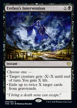 Erebos's Intervention -Foil Near Mint MTG Theros Beyond Death - Image 1