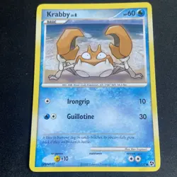 Pokemon TCG Card 2008 Great Encounters - Krabby 75/106 - Image 1