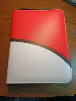 Pokemon Card Binder With Sleeves With Wrist Band For Easy Carry New Poke Ball - Image 1