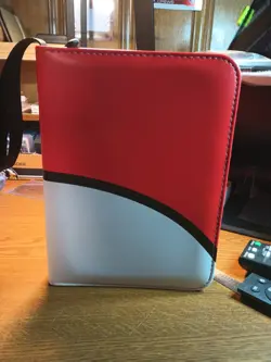 Pokemon Card Binder With Sleeves With Wrist Band For Easy Carry New Poke Ball - Image 4
