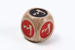 TOYGER Wooden Coin Dice Set - 4 Pieces for TCG Card Games Coin Toss F/S w/Track# - Image 2