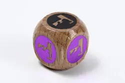 TOYGER Wooden Coin Dice Set - 4 Pieces for TCG Card Games Coin Toss F/S w/Track# - Image 3