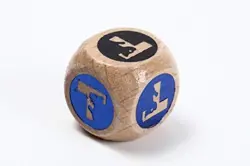 TOYGER Wooden Coin Dice Set - 4 Pieces for TCG Card Games Coin Toss F/S w/Track# - Image 4