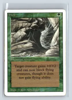 WEB - MTG Magic the Gathering Card - Revised - Rare - Image 1