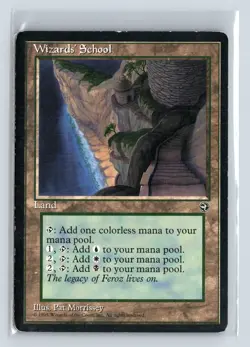 WIZARDS' SCHOOL - MTG Magic the Gathering Card - Homelands - Uncommon - Image 1