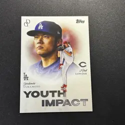 Yamamoto Yushin 2025 Tops Dynamic Duals Mlbk Card - Image 1