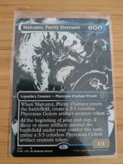 MTG Malcator, Purity Overseer (Showcase) 320 Phyrexia: All Will Be One M/NM - Image 1