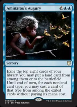 Aminatou's Augury - Light Play MTG Commander 2018 - Image 1