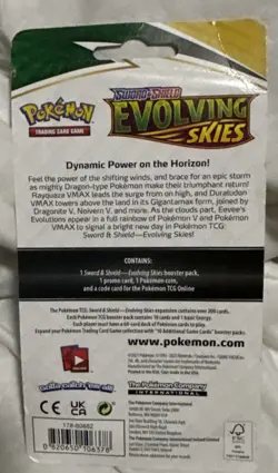 Pokemon Card Game TCG Evolving Skies Slowpoke Blister Pack New Sealed - Image 2
