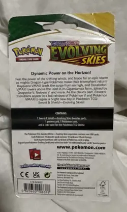 Pokemon Card Game TCG Evolving Skies Slowpoke Blister Pack New Sealed - Image 2