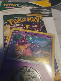 Pokemon Card Game TCG Evolving Skies Slowpoke Blister Pack New Sealed - Image 3