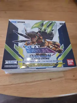 Digimon Card Game - Next Adventure - BT-07 - Factory Sealed Booster Box - Bandai - Image 1