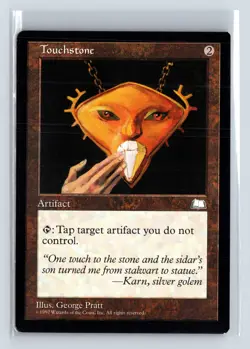 TOUCHSTONE - MTG Magic the Gathering Card - Weatherlight - Uncommon - Image 1