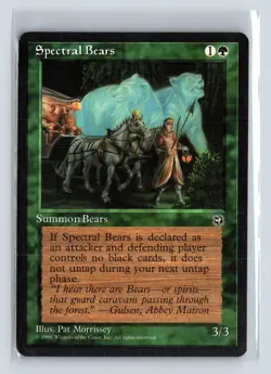 SPECTRAL BEARS - MTG Magic the Gathering Card - Homelands - Uncommon - Image 1