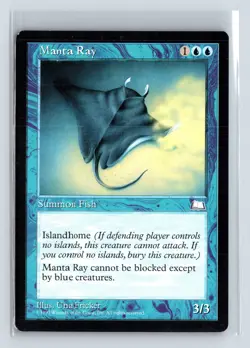 MANTA RAY - MTG Magic the Gathering Card - Weatherlight - Common - Image 1