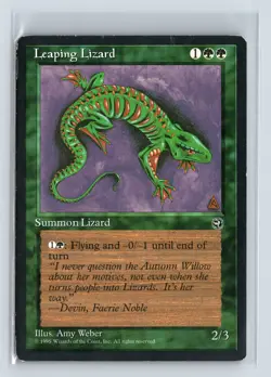 LEAPING LIZARD - MTG Magic the Gathering Card - Homelands - Common - Image 1
