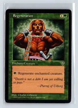 REGENERATION - MTG Magic the Gathering Card - Mirage - Common - Image 1