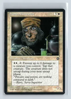 SAMITE ALCHEMIST - MTG Magic the Gathering Card - Homelands - Common - Image 1