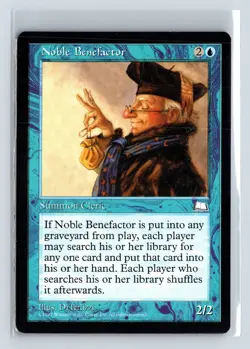 NOBLE BENEFACTOR - MTG Magic the Gathering Card - Weatherlight - Uncommon - Image 1