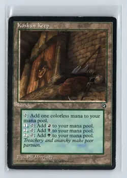 KOSKUN KEEP - MTG Magic the Gathering Card - Homelands - Uncommon - Image 1
