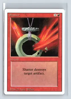 SHATTER - MTG Magic the Gathering Card - Revised - Common - Image 1