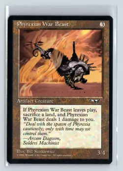 PHYREXIAN WAR BEAST - MTG Magic the Gathering Card - Alliances - Common - Image 1