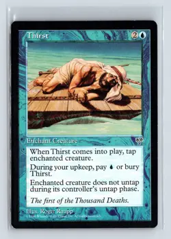 THIRST - MTG Magic the Gathering Card - Mirage - Common - Image 1