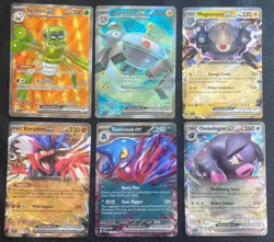 Scarlet & Violet Base Set (2023) 6-Card Ultra Rare, Double Rare Holo LOT 2 - NM - Image 3
