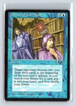 LIBRARY OF LAT-NAM - MTG Magic the Gathering Card - Alliances - Rare - Image 1