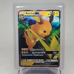 Raichu GX 020/068 PROMO #60 Pikachu Stamped Pokemon Card Battle Academy - Image 3
