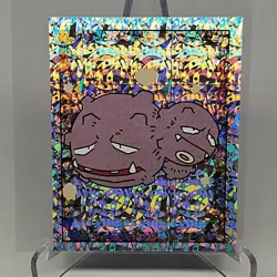 Weezing S17 1999 Merlin Pokemon Sticker Prism - Image 1