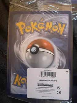 Pokemon Card Toxtricity V 070/192 Rebel Clash STAMPED Promo Jumbo Sealed N/M - Image 2