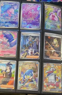 Paldea Evolved  Binder Card Lot-Lots of Holo-Non Holo-Full Arts-READ Description - Image 2