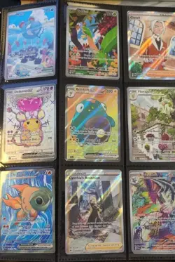 Paldea Evolved  Binder Card Lot-Lots of Holo-Non Holo-Full Arts-READ Description - Image 5