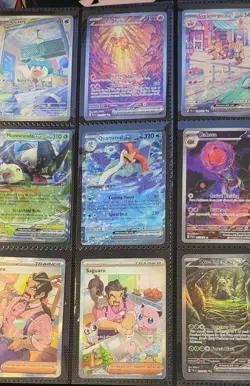 Paldea Evolved  Binder Card Lot-Lots of Holo-Non Holo-Full Arts-READ Description - Image 8