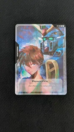Gundam Card Game Heero Yuy Wing Resource Beta Promo (Non Foil) Expo 2025 - Image 1