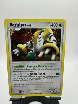 Regigigas 37/146 D&P Legends Awakened Holo Rare 2008 Vintage Pokemon TCG Card - Image 1