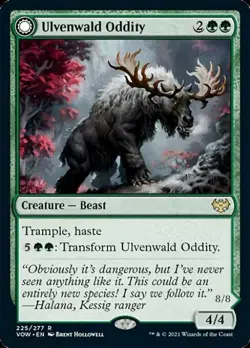 Ulvenwald Oddity / Ulvenwald Behemoth - Light Play MTG Innistrad: Crimson Vow - Image 1