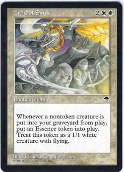 MTG Magic the Gathering Card - 1X Field of Souls - Tempest - Rare - Image 1