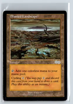Blasted Landscape Urza's Saga Uncommon - MTG Magic the Gathering Card - Image 1